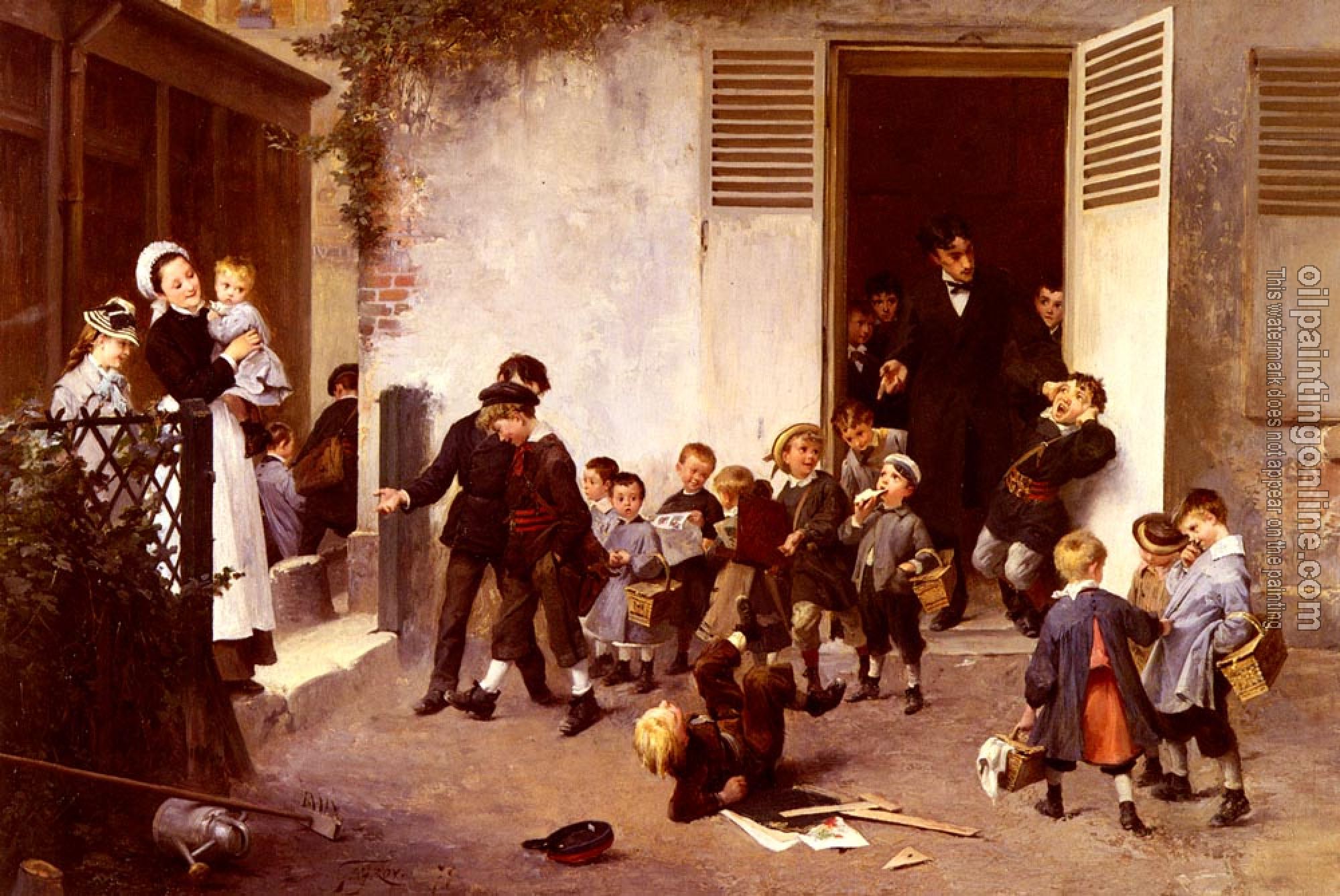 Geoffroy, Henry Jules Jean - La Sortie De L'ecole